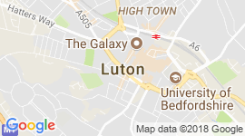 mapa Luton