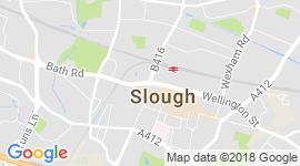 mapa Slough
