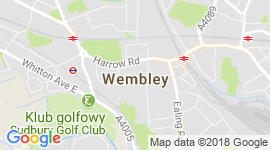 mapa Wembley